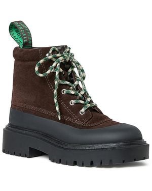 Loeffler Randall Remy Lace Up Weather Boots - Black