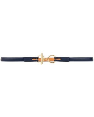 VAINCOURT L'Attachante Leather Belt - White