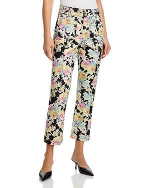 Cinq À Sept Dorothea Ikat Bouquet High Rise Ankle Jeans - Multicolor