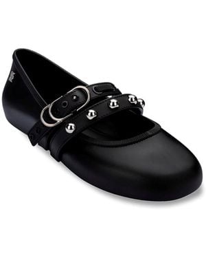 Melissa Soft Studs Ballerinas - Black