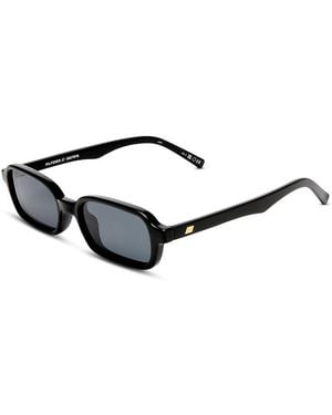 Le Specs Pilferer Rectangular Sunglasses, 53Mm - Black