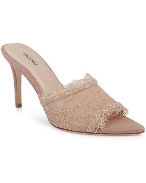 L'Agence Penn Lace Sandals - Pink
