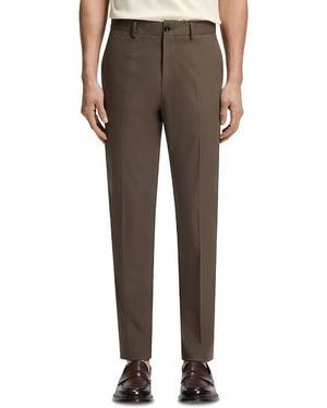 BOSS L-Kaiton Slim Fit Cotton Blend Pants - Gray