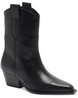 Free People Cat Nap Cowboy Boots - Black