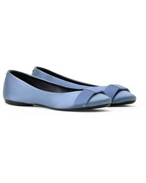 Lanvin The Ballerina With A Satin Bow - Blue