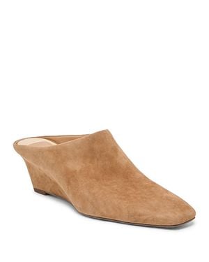 Dolce Vita Hilah Wedge Mules - Brown