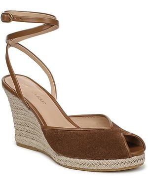 Veronica Beard Pasina Espadrille Wedge Sandals - Metallic