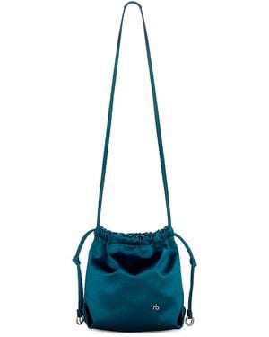 Rag & Bone Magnolia Small Satin Crossbody - Blue