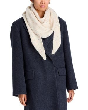 V. Fraas Donegal Knit Triangle Scarf - Blue