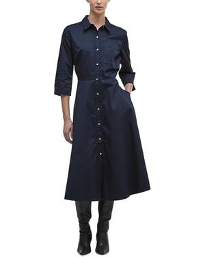 Barbour Saffron Midi Dress - Blue