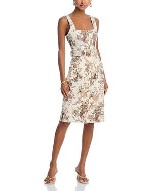 L'Agence Idy Belted Dress - Natural