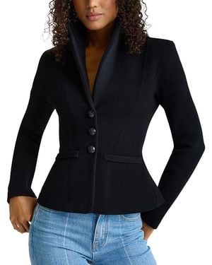 St. John Marie Fit Venezia Knit Jacket - Black