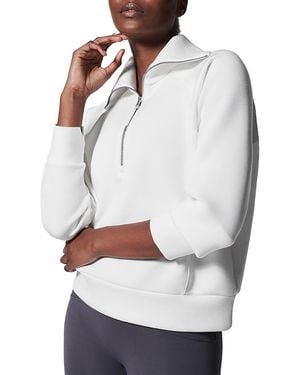 Spanx Airessentials Half Zip - Gray