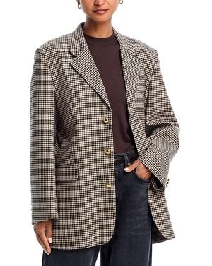 FRAME The Houndstooth Blazer - Brown