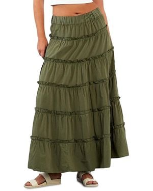 Billy T Follow Your Arrow Maxi Skirt - Green