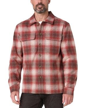 Liverpool Los Angeles Flap Pocket Shirt Jacket - Red