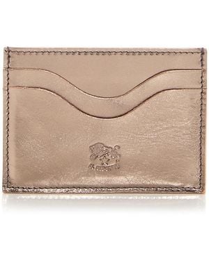 Il Bisonte Salina Leather Card Case - Natural