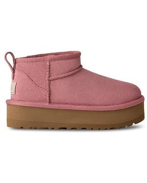 UGG Classic Ultra Mini Platform Boots - Pink