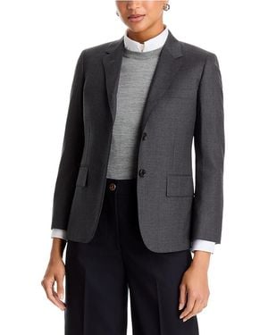 Thom Browne Wool Notch Lapel Classic Sport Coat - Gray