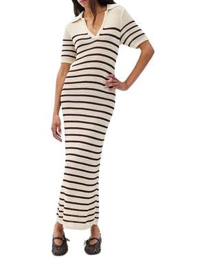 Rag & Bone Costi Short Sleeve Polo Dress - White