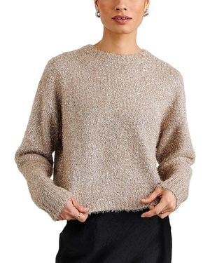 Bella Dahl Slouchy Sweater - Gray