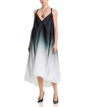 Norma Kamali Strap Bubble Dress - Blue