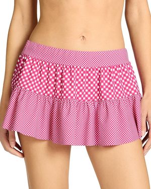 Robin Piccone Brigitte Skirt Swim Cover-Up - Pink