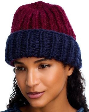 Kyi Kyi Handmade Chunky Knit Beanie - Blue