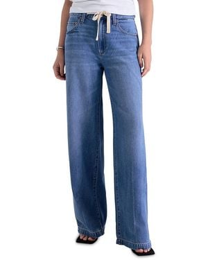 Pistola Jadyn Drawcord High Rise Relaxed Jeans - Blue
