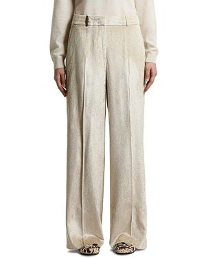 Peserico Palazzo Pants - Natural