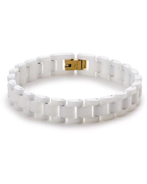 Ana Luisa Ora Ceramic Watch Strap Bracelet - White