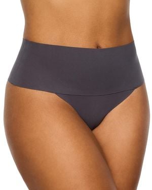 Spanx Undie-Tectable Thong - Blue