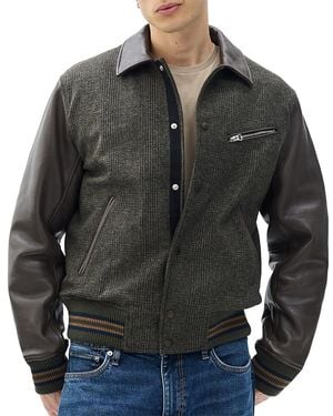 Rag & Bone Jeremy Varsity Jacket - Black