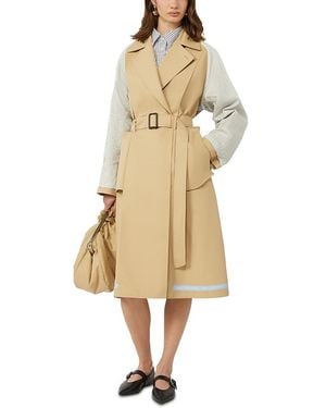 Weekend by Maxmara Wkdcanasta Reversible Midi Trench Coat - Natural