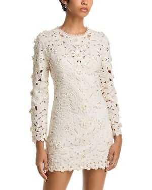 LoveShackFancy Caletta Dress - White