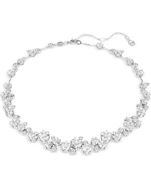 Swarovski Constella Crystal All Around Collar Necklace, 14.87-17.75 - White