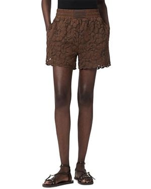 AllSaints Amelie Lace Shorts - Natural