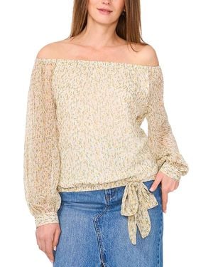 Vince Camuto Off-The-Shoulder Top - Natural