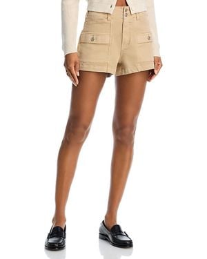 PAIGE Olivia Cargo Shorts - Natural