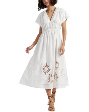 Chinti & Parker Broderie Dress - White