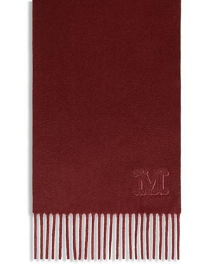 Max Mara Dalia Cashmere Scarf - Red