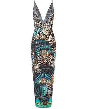CAMILLA Strappy Dress - Blue