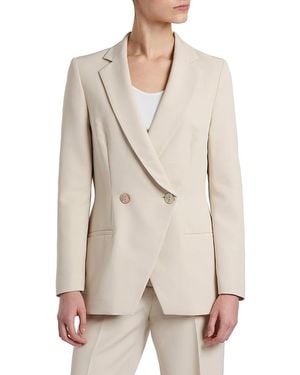 Santorelli Rowan Double Breasted Blazer - Natural