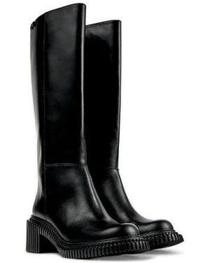 Camper Pix London Leather High Boot - Black