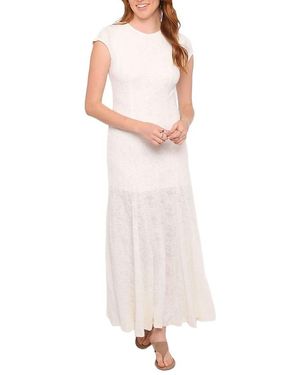 Petal & Pup Constance Lace Maxi Dress - White