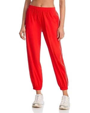 Splits59 Megan Woven Nylon Sweatpants - Red
