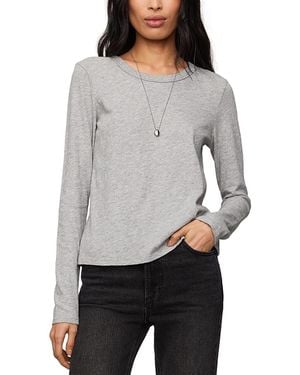 Z Supply Junie Cotton Long Sleeve Tee - Gray