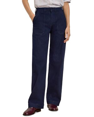 NIC+ZOE Highland High Rise Wide Leg Jeans - Blue