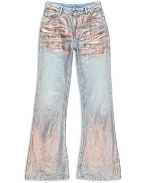 Acne Studios Glitter Flare Jeans - Blue
