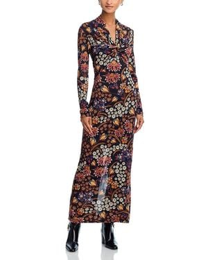 FARM Rio Lili Long Sleeve Dress - Multicolour